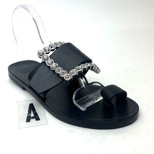 MAISON MARGIELA Embellished leather sandal sz 6.5